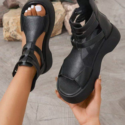 Liora | Women’s Orthopedic Gladiator Platform Sandals