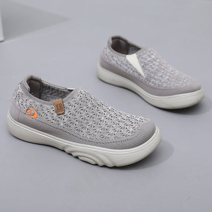 Orthopedic Cushion Slip-On Shoes – Lightweight Breathable Comfort Walking Sneakers