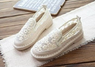 Orthopedic Balance | Embroidered Slip-On Platform Espadrille Shoes