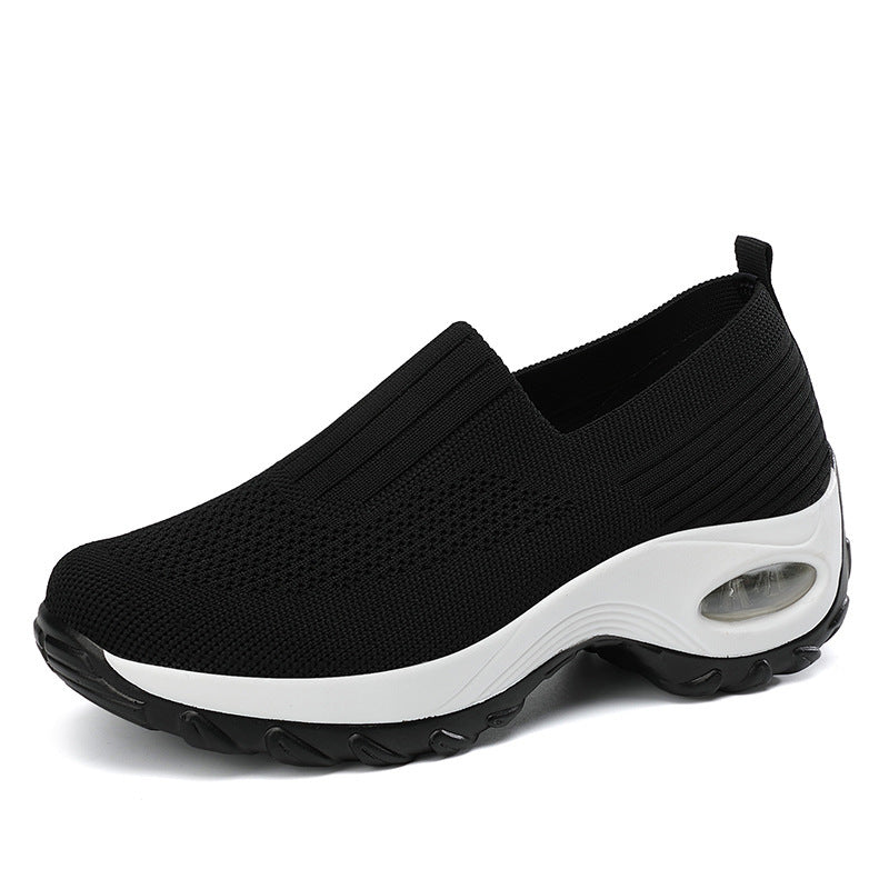 Orthopedic Balance Women’s Air Cushion Slip-On Sneakers – Lightweight Support Walking Shoes