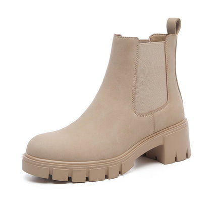Sandy | Women's Thick Bottom Suede Dr Martens Boots