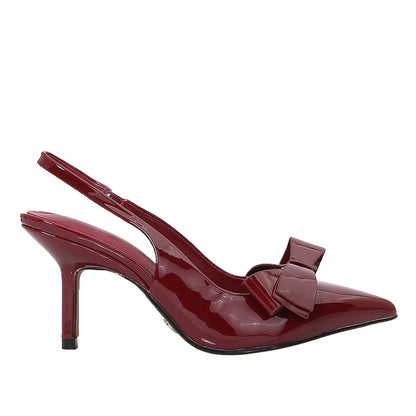 Orthopedic Balance | Pointed Toe Bow Slingback Heels