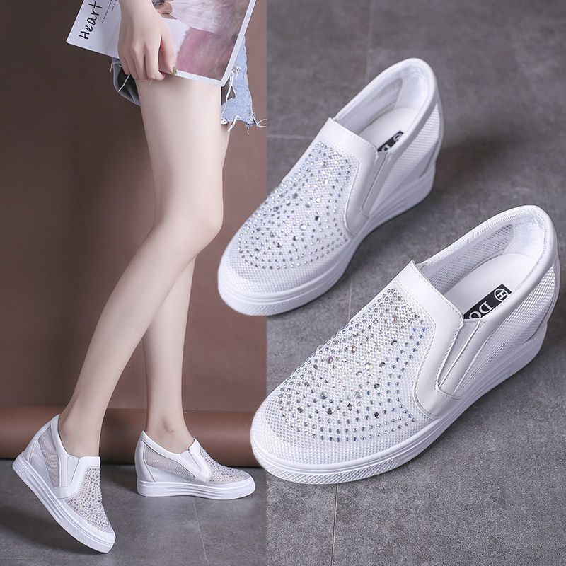 Orthopedic Balance Mesh Sneakers - Hidden Heel Comfort