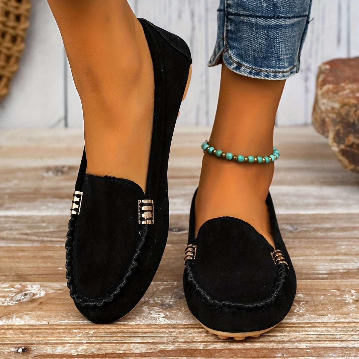 Carter | Suede Moccasin Loafers – Slip-On Everyday Comfort