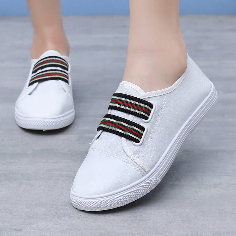 Orthopedic Balance Casual Canvas Slip-On Sneakers – Lightweight Everyday Comfort Shoes