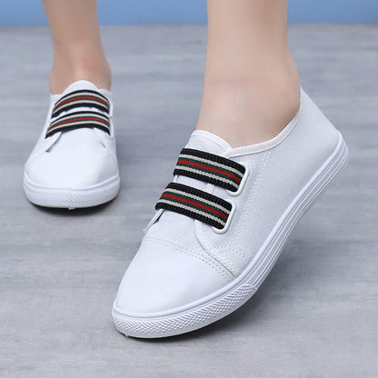 Orthopedic Balance Casual Canvas Slip-On Sneakers – Lightweight Everyday Comfort Shoes
