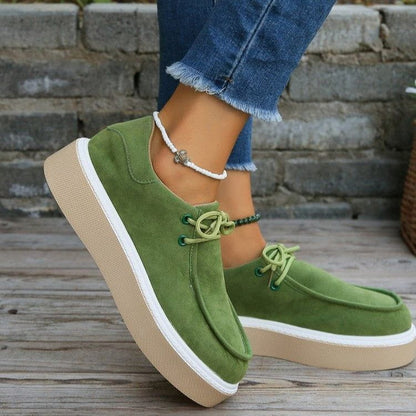 Genevieve | Women’s Orthopedic Suede Casual Platform Shoes