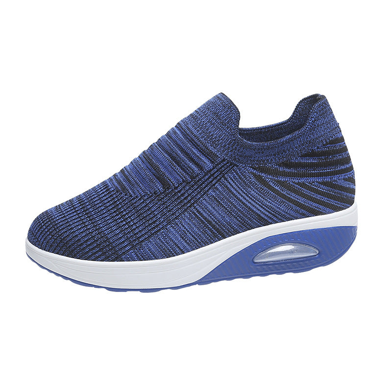 Orthopedic Balance Lightweight And Breathable Striped Mesh Shoes