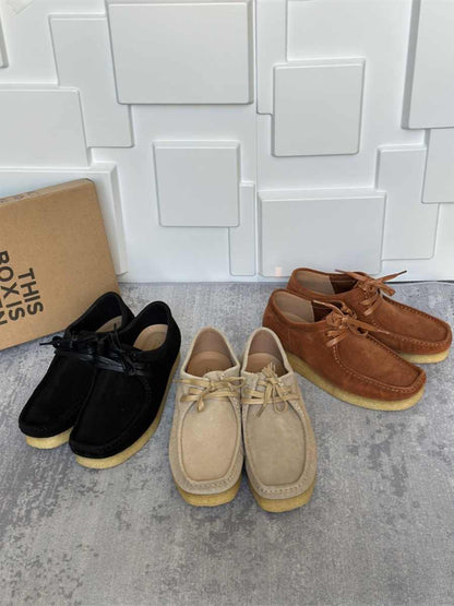 Orthopedic Balance Leather Lace-Up Shoes With A Thick, Unique Sole