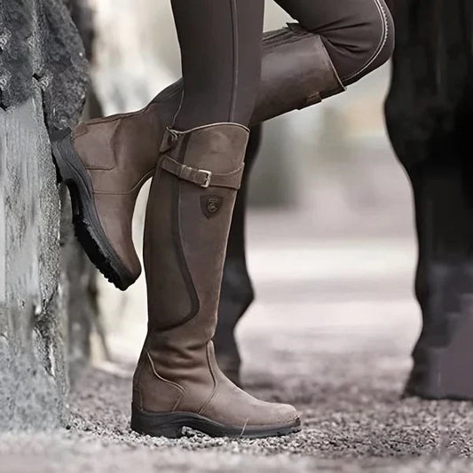 Hannah | Women’s Tall Riding Boots with Orthopedic Cushioning Support