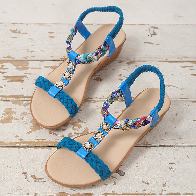 Orthopedic Balance Bohemian Braided Sandals  - Unique And Elegant