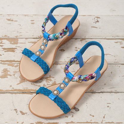 Orthopedic Balance Bohemian Braided Sandals  - Unique And Elegant