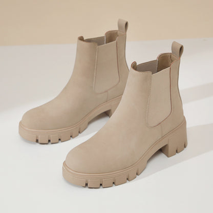 Sandy | Women's Thick Bottom Suede Dr Martens Boots