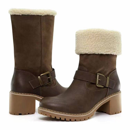 Modesty | WinterHaven Orthopedic Fur-Cuff Ankle Boots