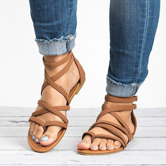 Gracie | Women’s Flat Sandals with Orthopedic Arch Support