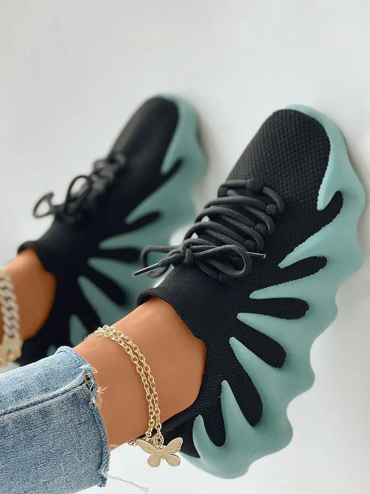 Kavya | Unisex Orthopedic Wave Sole Sneakers with Breathable Mesh