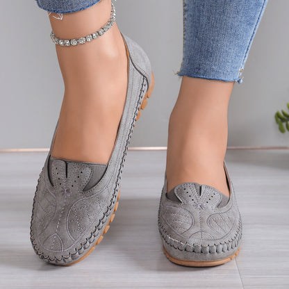 Orthopedic Balance Comfort Stitch Slip-On Loafers – Lightweight Everyday Walking Shoes