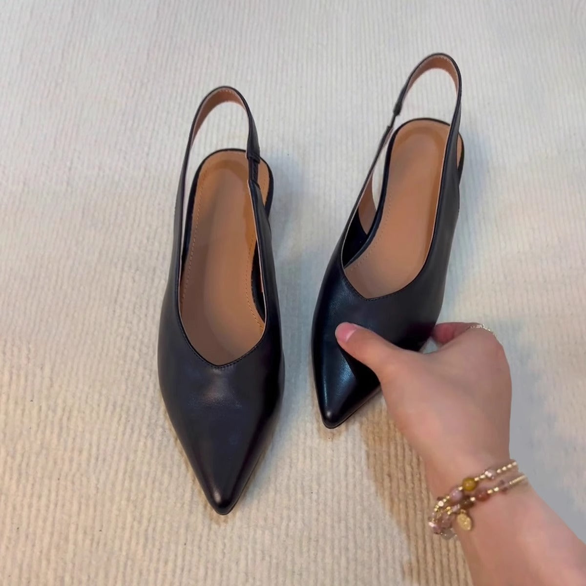 Orthopedic Balance Retro Pointed Sandals - Unique Elegance And Comfort