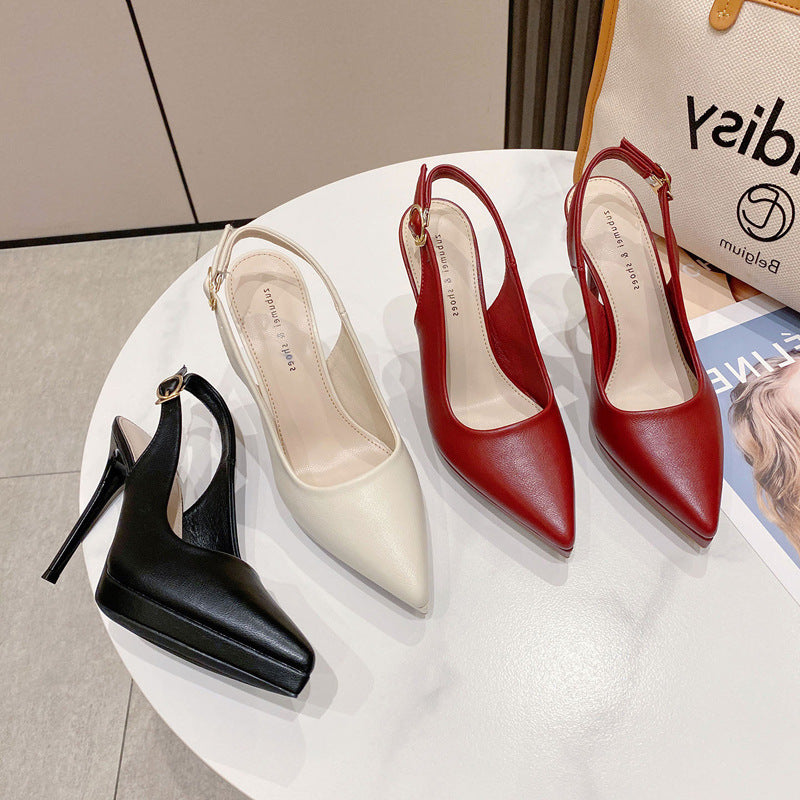 Eva | Women’s Orthopedic Pointed Toe Slingback High Heels