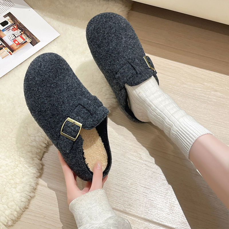 Orthopedic Balance Wool And Cotton Slippers - Casual Elegance