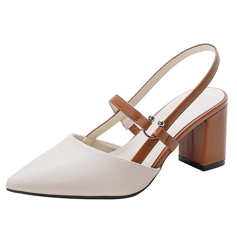 Orthopedic Balance Trendy Open-Toe Heeled Shoes For Summer - 