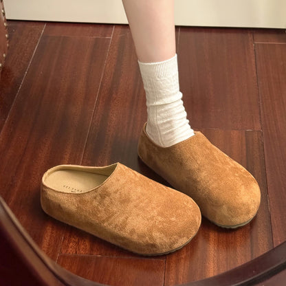 Orthopedic Balance Cozy Suede Slip-On Clogs – Lightweight Comfort Indoor & Outdoor Shoes