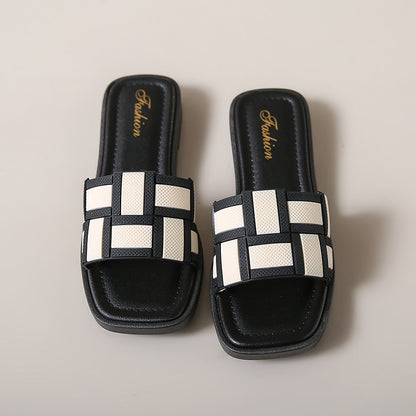 Orthopedic Balance Woven Comfort Slide Sandals