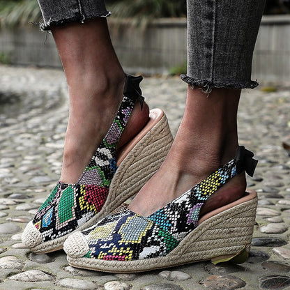 Camillea | Women’s Orthopedic Espadrille Wedge Slingback Sandals