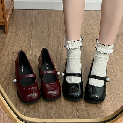 Orthopedic Balance Mary Jane Shoes - Retro Chunky Heel