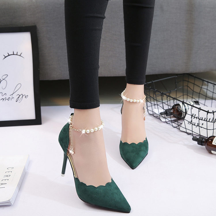 Orthopedic Balance New Stiletto Heel Sandals With Unique Chain