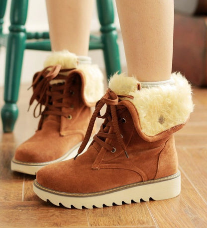 Sandra | Comfort winter Lace Up Boots