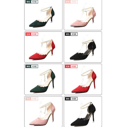 Orthopedic Balance New Stiletto Heel Sandals With Unique Chain