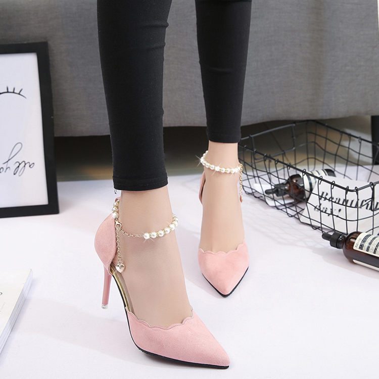 Orthopedic Balance New Stiletto Heel Sandals With Unique Chain
