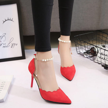 Orthopedic Balance New Stiletto Heel Sandals With Unique Chain