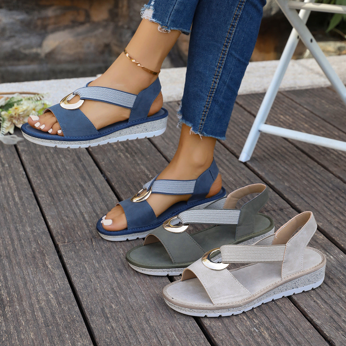 Orthopedic Balance | Comfort Strap Platform Sandals