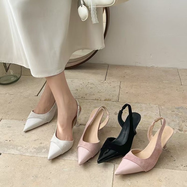 Orthopedic Balance Elegant Slingback Heels – Pointed Toe Slim Comfort Pumps