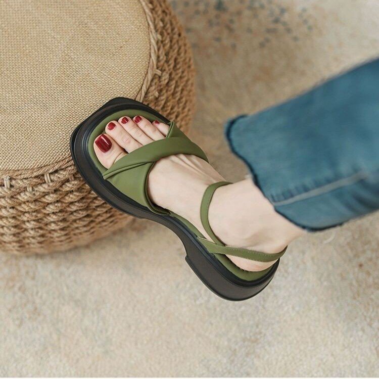 Orthopedic Balance | Sporty Double Strap Platform Sandals
