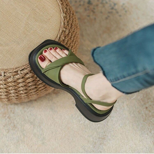 Orthopedic Balance | Sporty Double Strap Platform Sandals
