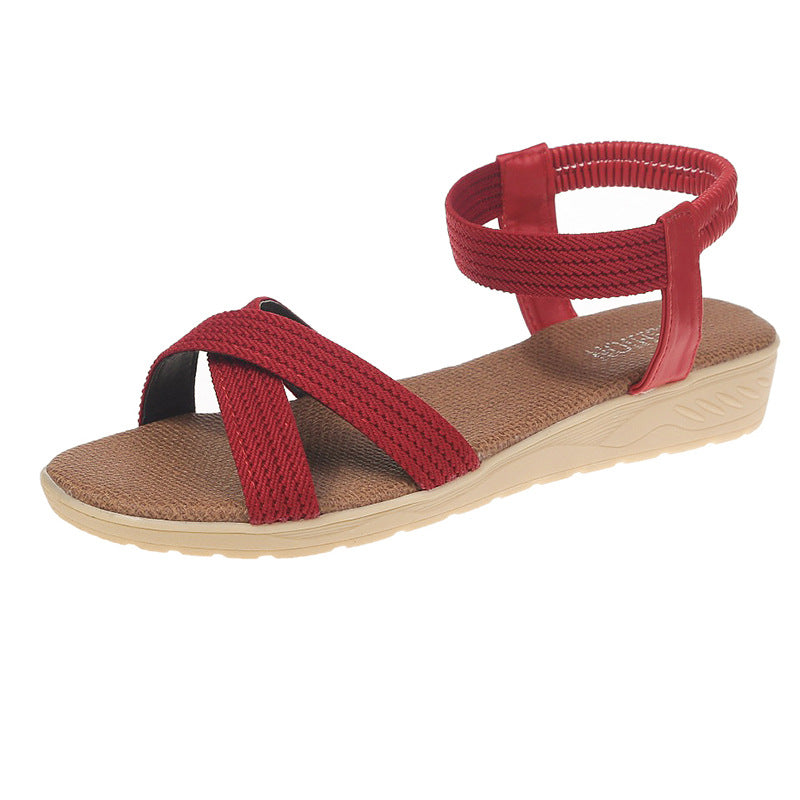Orthopedic Balance Flat Sandals - Unique Elegance And Comfort