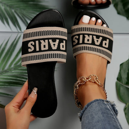 Orthopedic Balance Graphic Comfort Slide Sandals