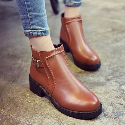 Clara | Classic Zip-Up Ankle Boots