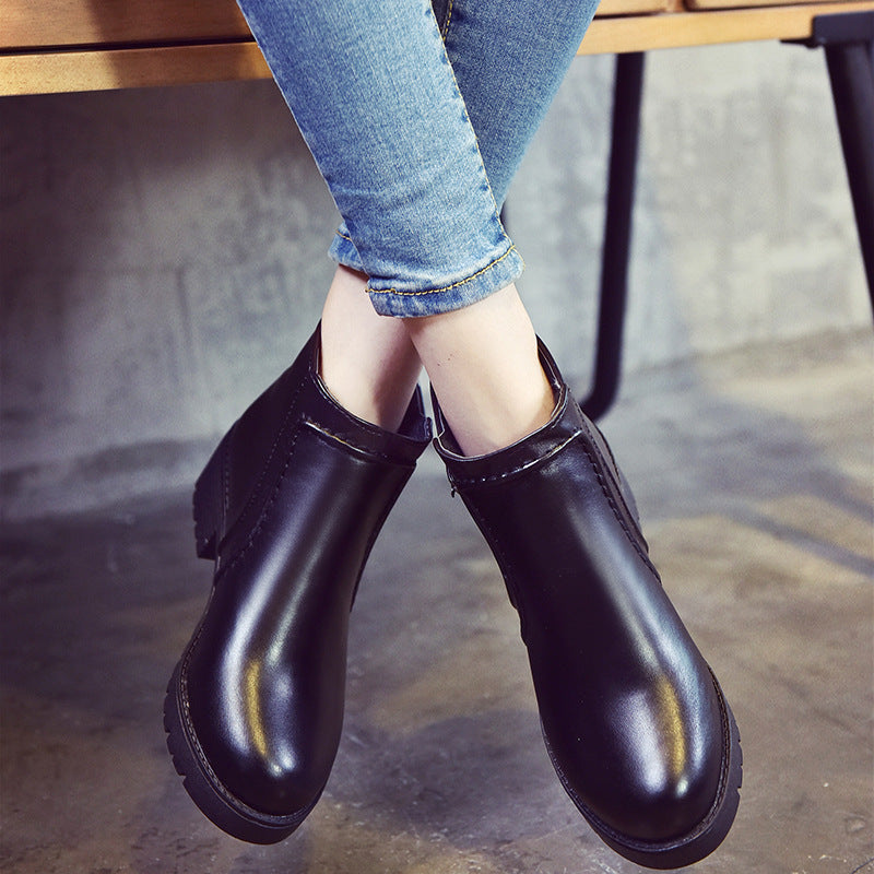 Clara | Classic Zip-Up Ankle Boots