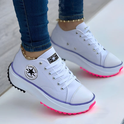 Brittany | Orthopedic Platform Sneakers – Casual Lace-Up Comfort