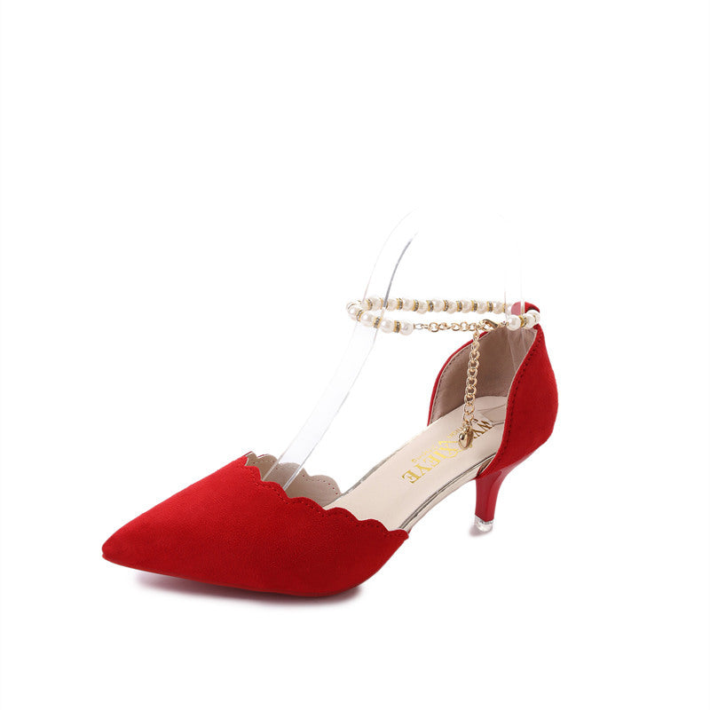 Orthopedic Balance New Stiletto Heel Sandals With Unique Chain