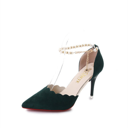 Orthopedic Balance New Stiletto Heel Sandals With Unique Chain