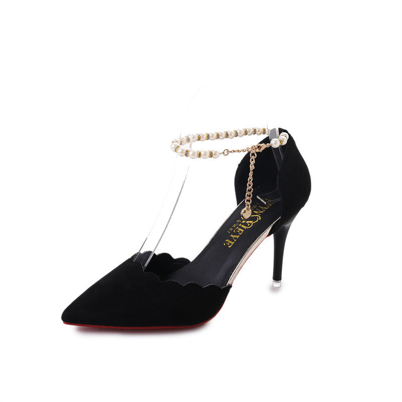 Orthopedic Balance New Stiletto Heel Sandals With Unique Chain