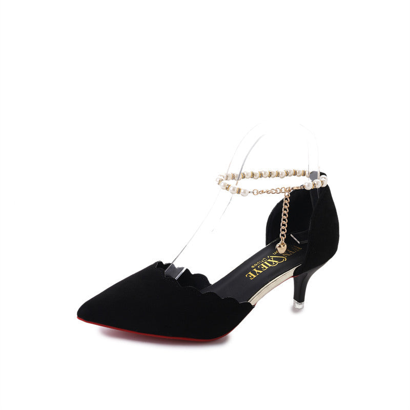 Orthopedic Balance New Stiletto Heel Sandals With Unique Chain