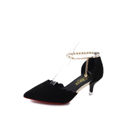 Orthopedic Balance New Stiletto Heel Sandals With Unique Chain