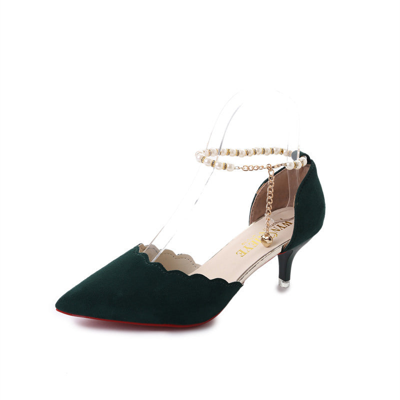 Orthopedic Balance New Stiletto Heel Sandals With Unique Chain
