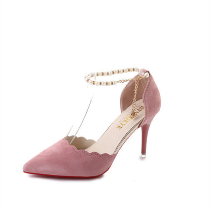 Orthopedic Balance New Stiletto Heel Sandals With Unique Chain